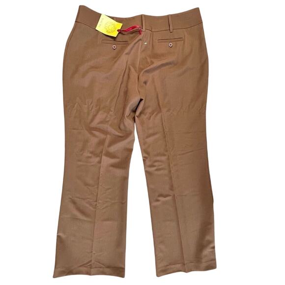 Ruby Rd. Brown Straight Leg Modern Stretch Belted Trousers Pants 18 NWT Normcore - Picture 5 of 10